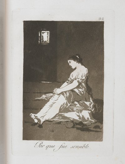 Plate from Los Caprichos by Francisco de Goya